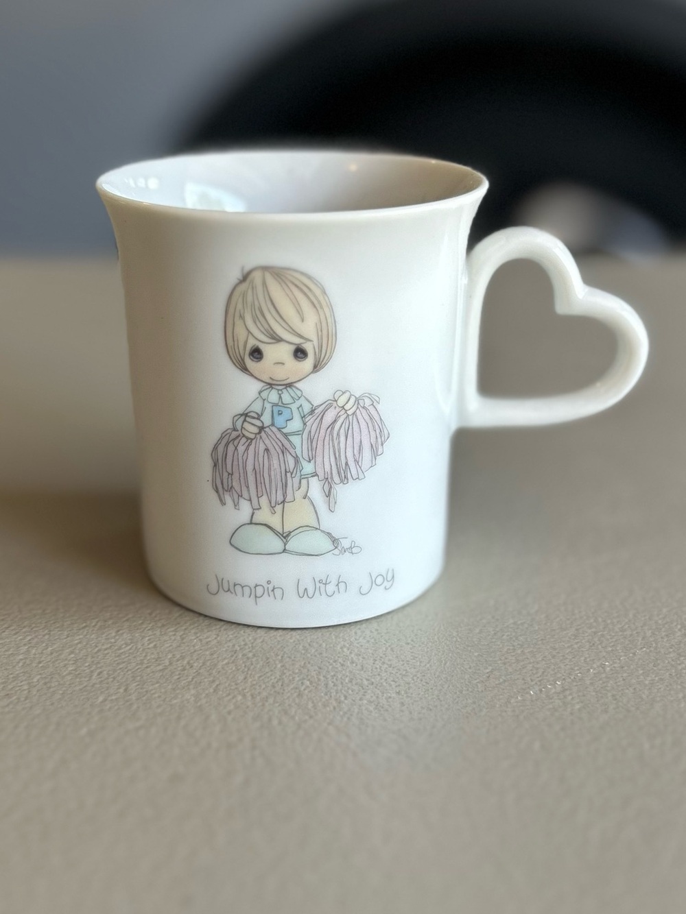 Jumpin’ with joy Precious Moments coffee mug